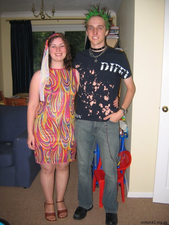 Mandy and Me dressed up and ready to go