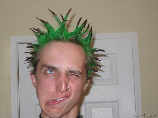 Silly punk face