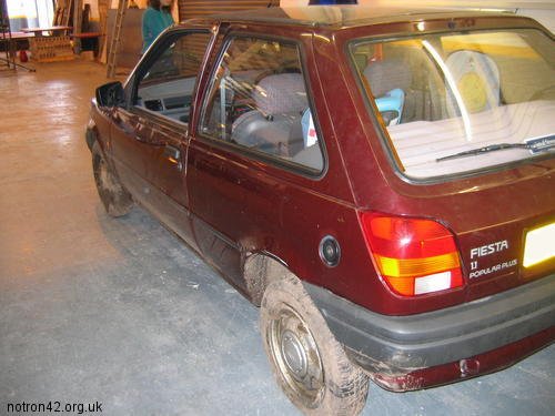 Back passenger side.